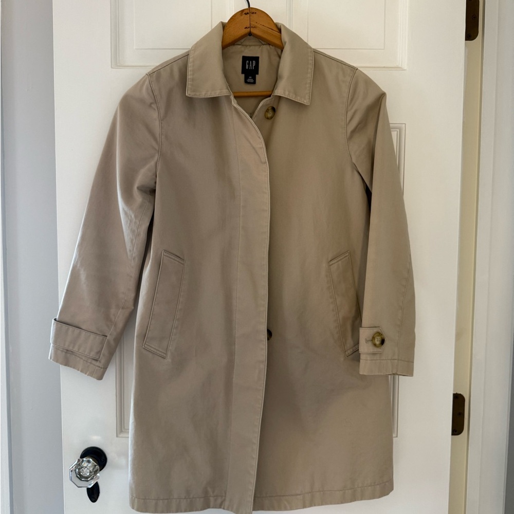 Classic GAP Women's Khaki Trench Coat